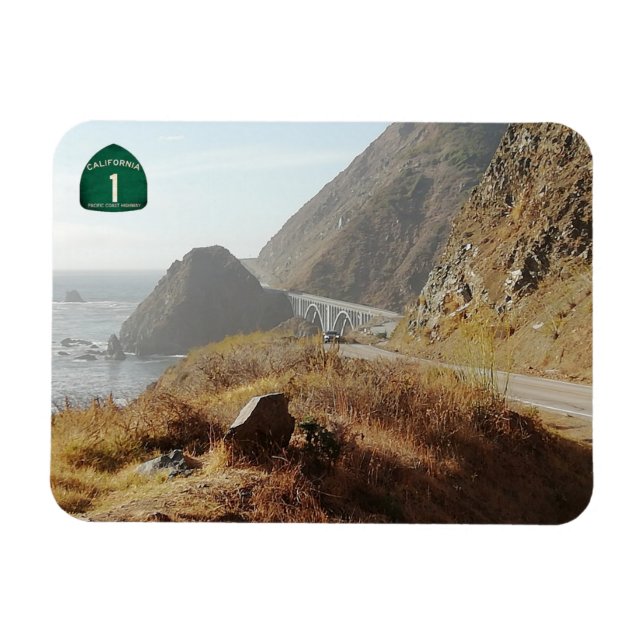 Pacific Coast Highway fridge magnet (Horizontal)