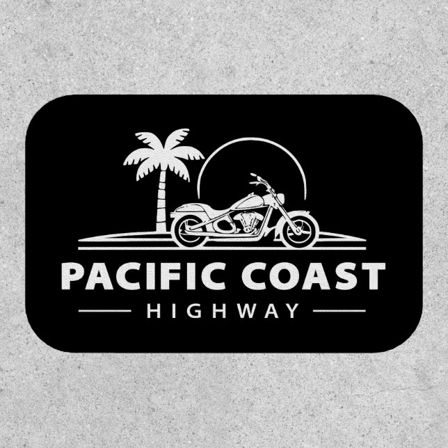 Pacific Coast Highway Motorcycle Patch (Front)