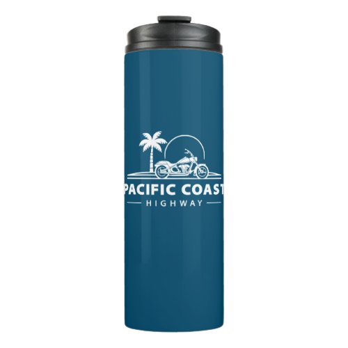 Pacific Coast Highway Motorcycle Thermal Tumbler