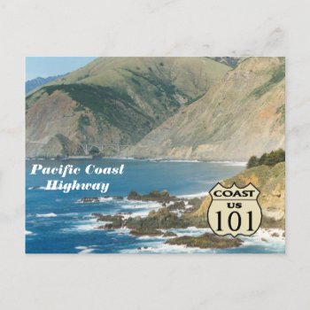 Pacific Coast Highway Postcard by ImpressImages at Zazzle