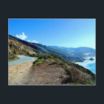 Pacific Coast Highway Postcard<br><div class="desc">Pacific coast highway,  as seen from somewhere around Big Sur.</div>