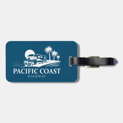 Pacific Coast Highway Recreational Vehicle Luggage Tag