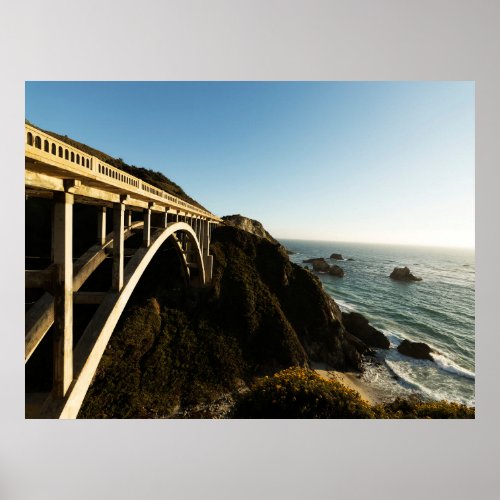 Pacific Coast Highway scenic Route 1 photo Poster