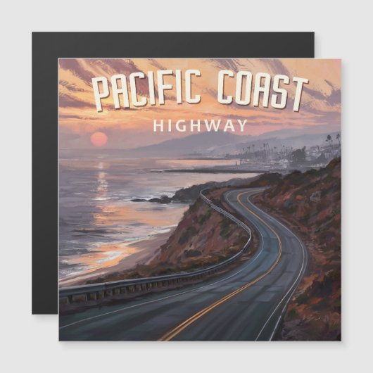 Pacific Coast Highway Sunset (Front/Back)