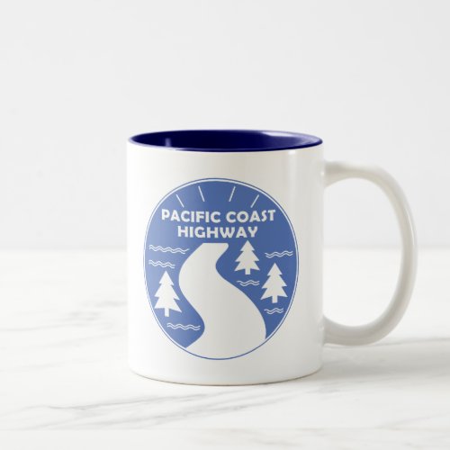 Pacific Coast Highway Two_Tone Coffee Mug