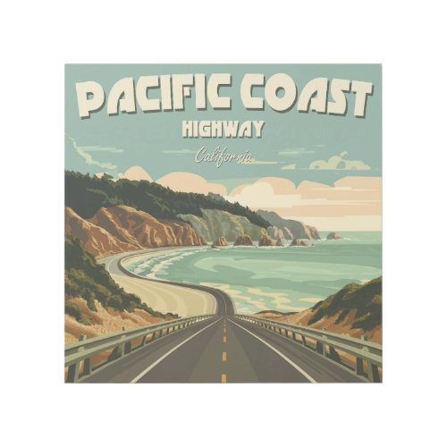 Pacific Coast Highway Vista Gallery Wrap