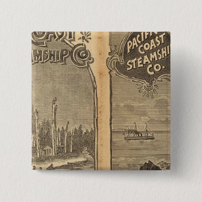 Pacific Coast Steamship Company 2 Button (Front)