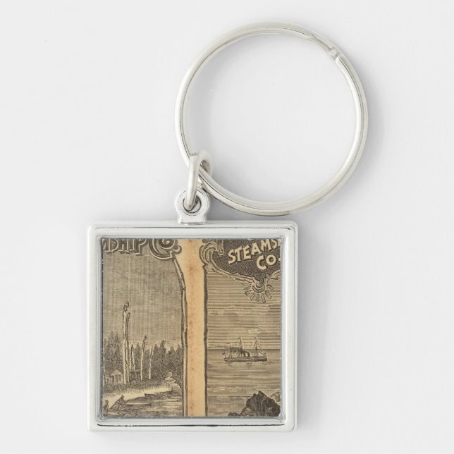 Pacific Coast Steamship Company 2 Keychain (Front)