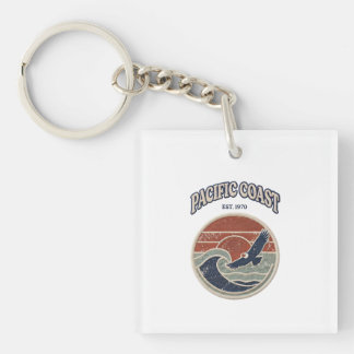 Pacific Coast Wave Keychain