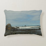 Pacific Coastline at Redwood National Park Accent Pillow