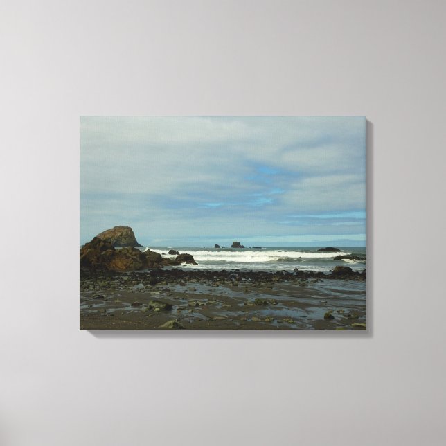Pacific Coastline at Redwood National Park Canvas Print (Front)