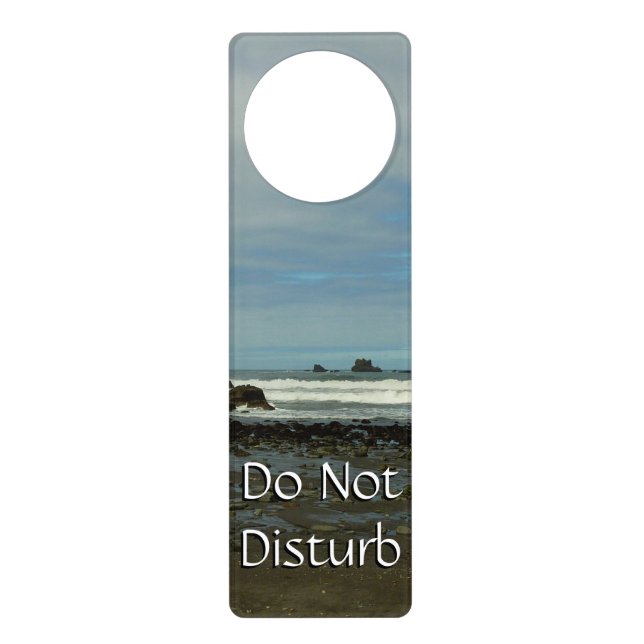 Pacific Coastline at Redwood National Park Door Hanger (Front)