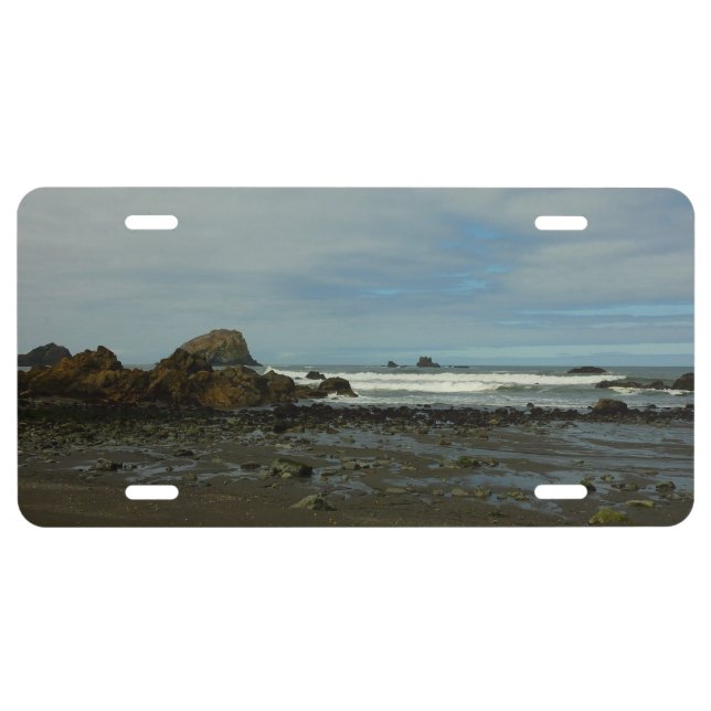 Pacific Coastline at Redwood National Park License Plate (Front)