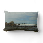 Pacific Coastline at Redwood National Park Lumbar Pillow