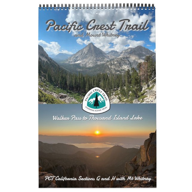 Pacific Crest Trail and Mt Whitney Calendar (Cover)