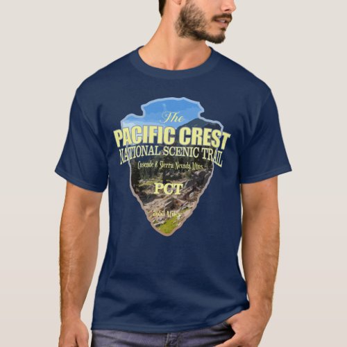 Pacific Crest Trail arrowhead T_Shirt