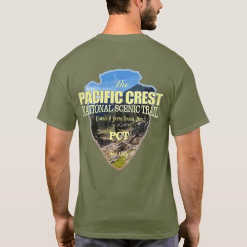 Pacific Crest Trail arrowhead T_Shirt