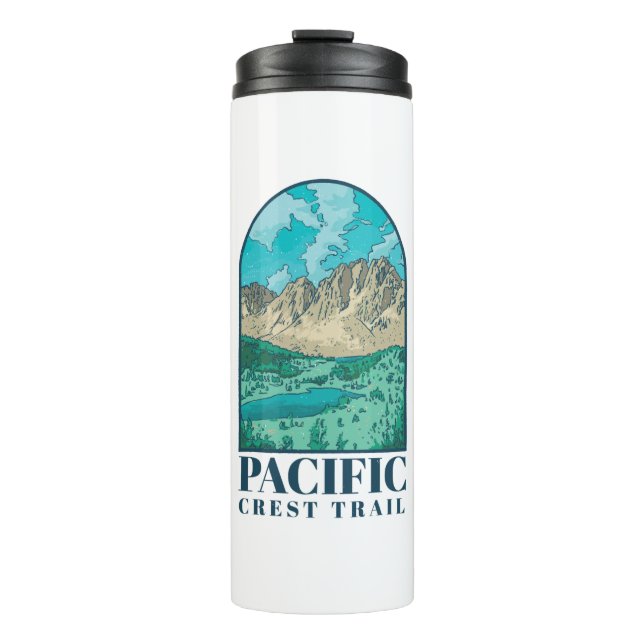Pacific Crest Trail Art Thermal Tumbler (Front)