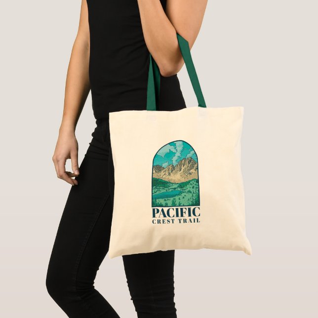 Pacific Crest Trail Art Tote Bag (Front (Product))