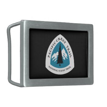 Pacific Crest Trail Belt Buckle by worldofsigns at Zazzle