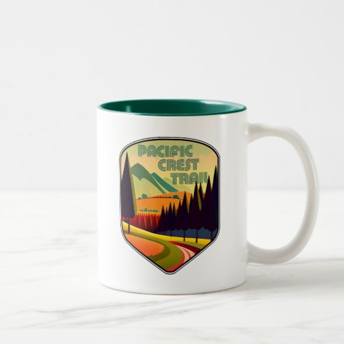 Pacific Crest Trail Colors Two_Tone Coffee Mug