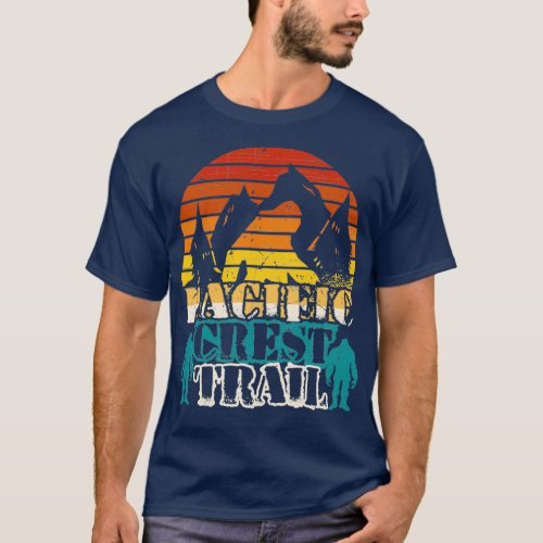 Pacific Crest Trail Funny Bigfoot Fan Lover T_Shirt