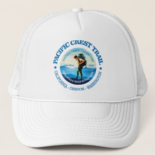 Pacific Crest Trail Hiker C Trucker Hat