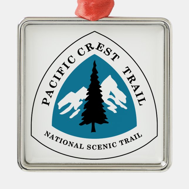 Pacific Crest Trail Metal Ornament (Front)
