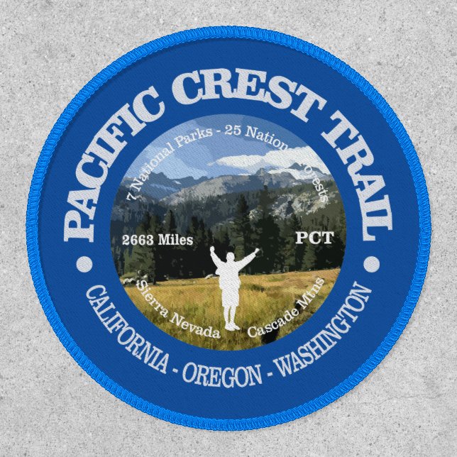 Pacific Crest Trail  Patch (Front)