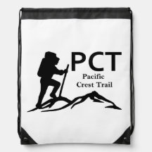 Pacific Crest Trail - PCT - Drawstring Sling Bag