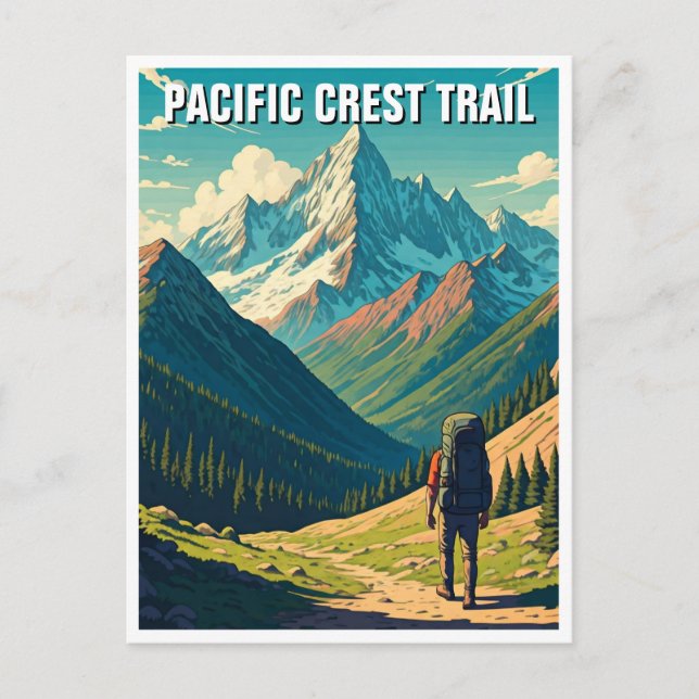 Pacific Crest Trail Postcard (Front)