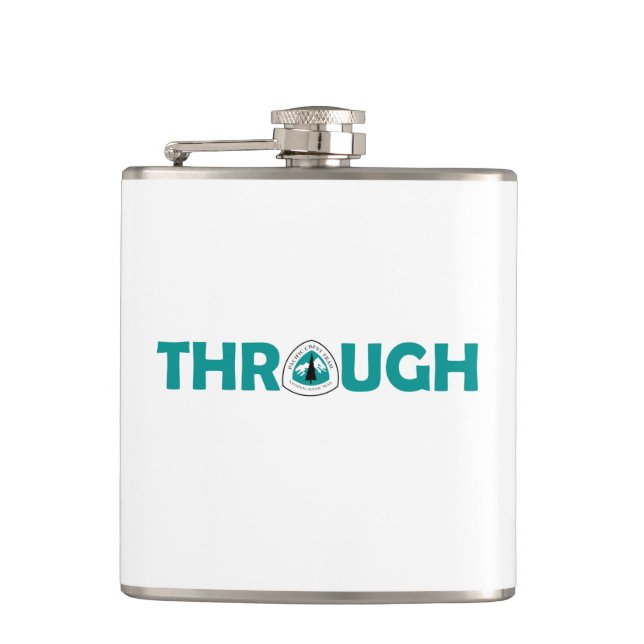 Pacific Crest Trail Through Hike Flask (Front)