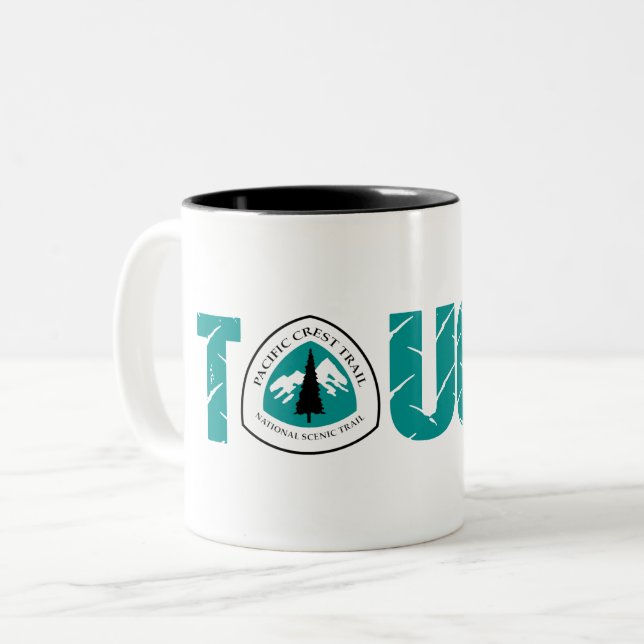 Pacific Crest Trail Tough Two-Tone Coffee Mug (Front Left)