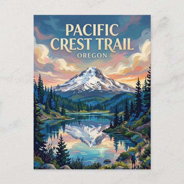 Pacific Crest Trail USA Postcard (Front)