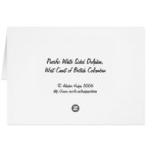 Pacific Dolphin Cards (Back Horizontal)