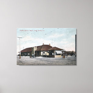 Pacific Electric Railway Depot Canvas Print
