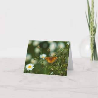 Pacific Fritillary Butterfly Card