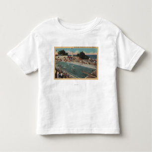 Pacific Grove, CA - Municipal Swimming Pool View Toddler T-shirt