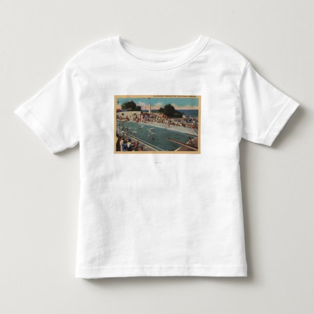 Pacific Grove, CA - Municipal Swimming Pool View Toddler T-shirt (Front)