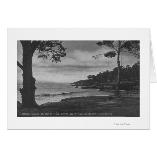 Pacific Grove, CA - Pebble Beach on 17 Mile Driv Cards (Front Horizontal)