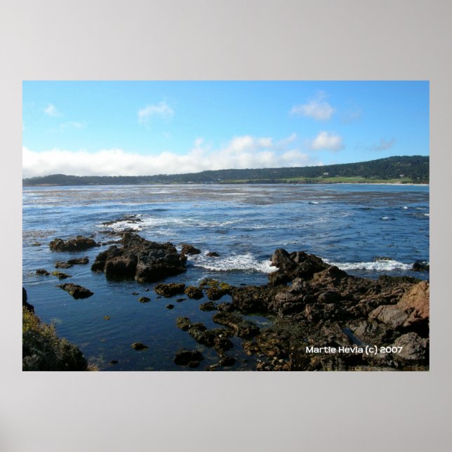 Pacific Grove on the Rocks Poster (Front)