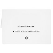 Pacific Grove Waves Cards (Back Horizontal)