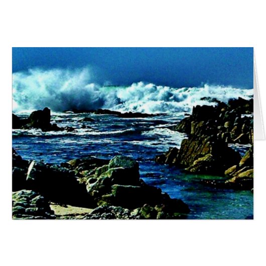 Pacific Grove Waves Cards (Front Horizontal)