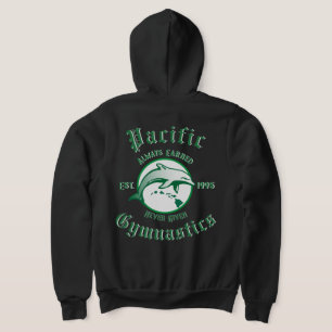 Pacific Gymnastics Black zip hoodie 