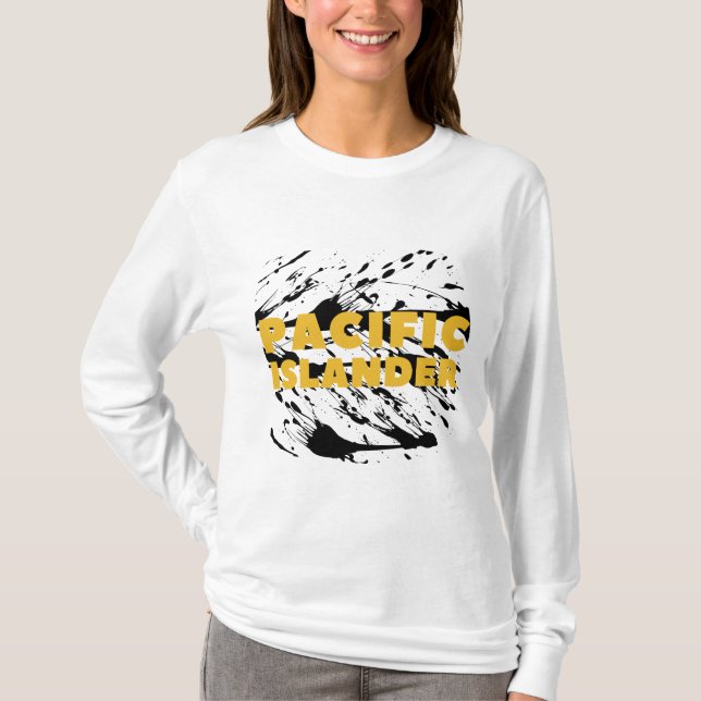 Pacific Islander Women's Long Sleeve T-Shirt (Front)