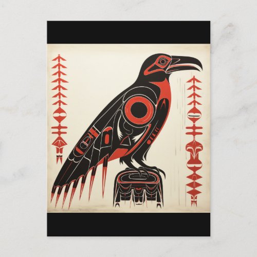 Pacific Northwest art style   Postcard