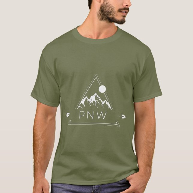 Pacific Northwest   Cool PNW  for Men Women T-Shirt (Front)