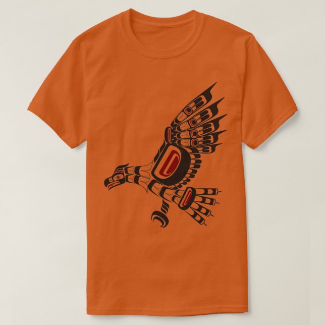Pacific Northwest Eagle native american salish for T-Shirt (Design Front)