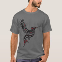 Pacific Northwest Hummingbird native american sali T-Shirt