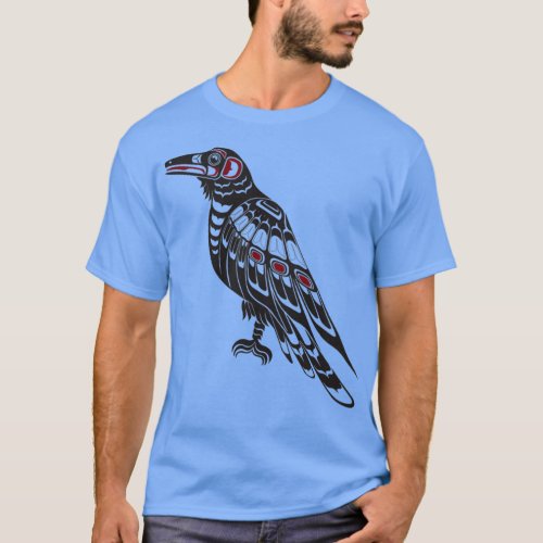 Pacific Northwest Raven native american salish for T_Shirt